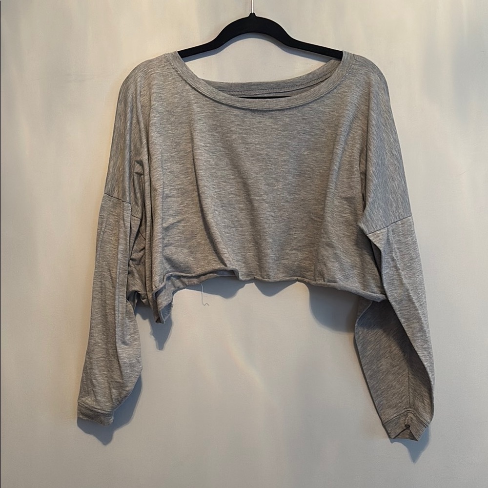 Urban Outfitters Gray Crop Top